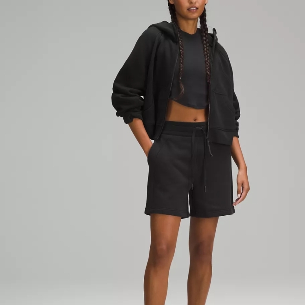 lululemon athletica Black High Waist Shorts - Picture 1 of 7